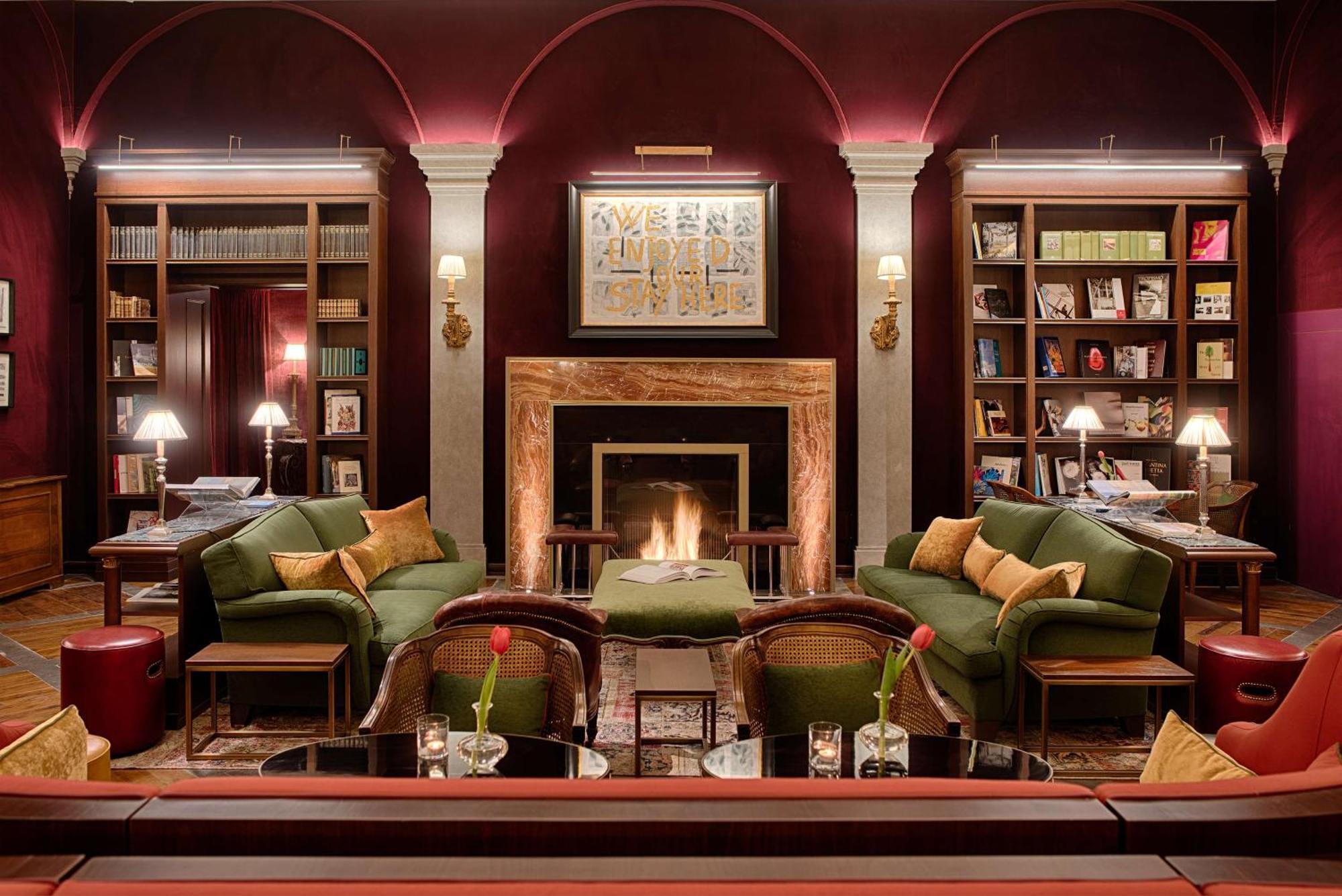 Nh 컬렉션 플로렌스 팔라조 가디 호텔 피렌체 외부 사진 Library at The Carlyle